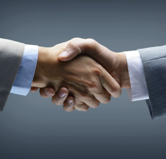 Handshake representing our service guarantee